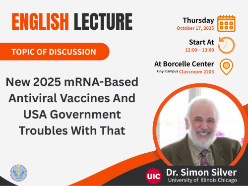 【活動轉知】New 2025 mRNA-Based Antiviral Vaccines And USA Government Troubles With That